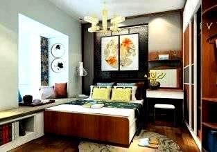 信阳现代中式卧室装修案